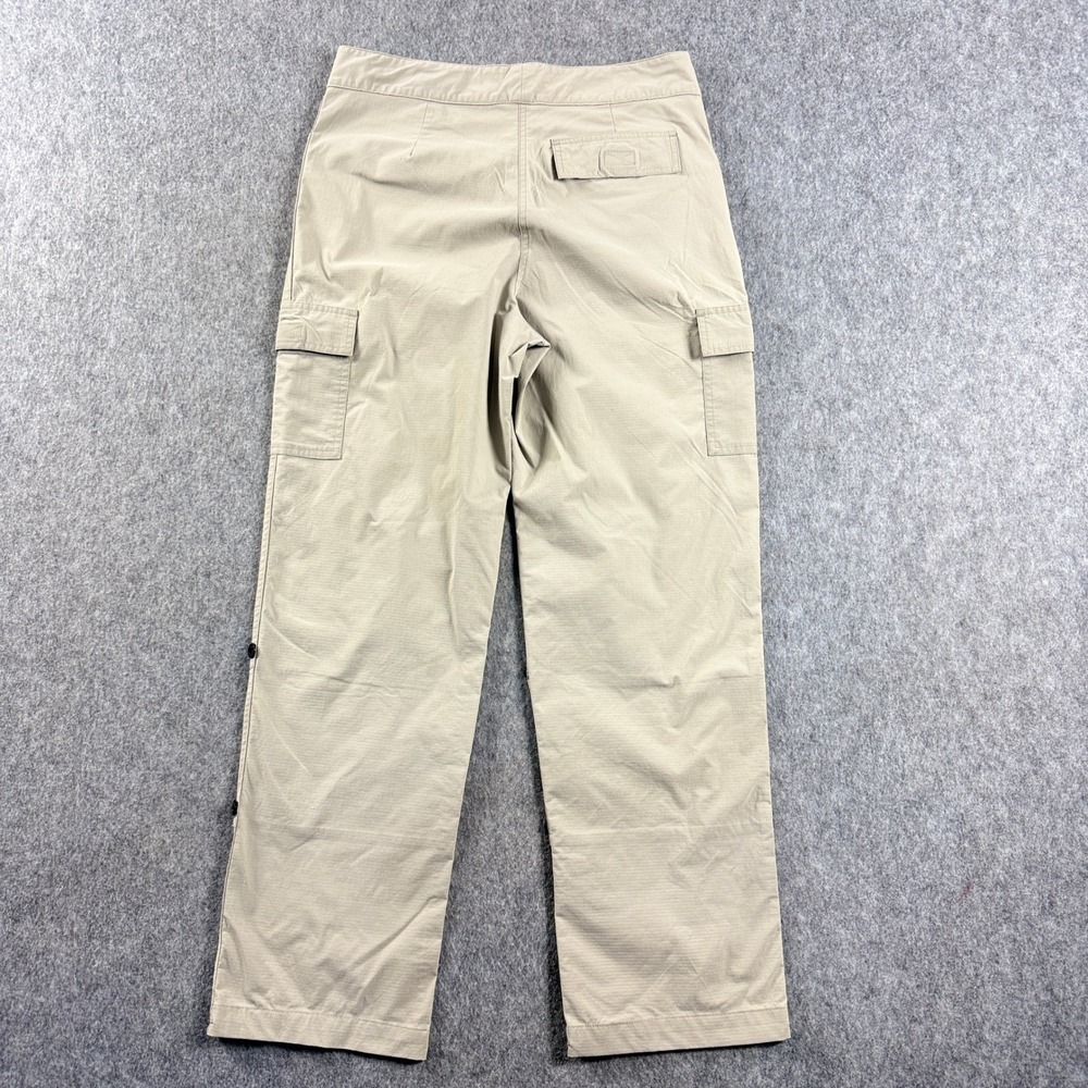 Vintage Tilley Hiking Cargo Pants Women's Sz 8 Tan Khaki Made in Canada Straight - Picture 8 of 14